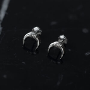 Boucles d’oreilles puces lunules